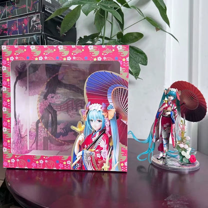Hatsune Miku Kimono Project DIVA Vocaloid Kawaii Figure PVC 8.4" [Boxed]