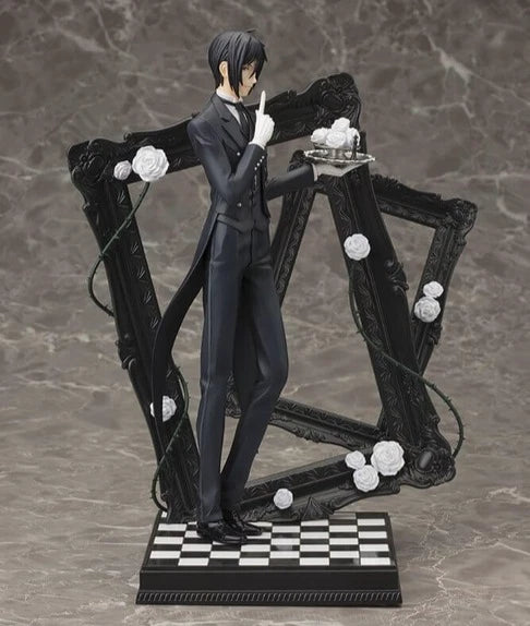 Sebastian Michaelis Black Butler Iconic Anime Figure Model Statue PVC 10" [Boxed]