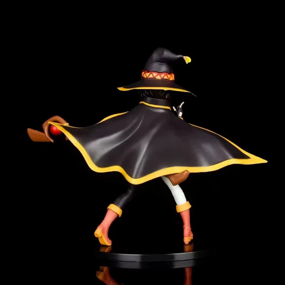 Megumin Wizard Attire KonoSuba Anime Collectible Kawaii Figure PVC 7" [Boxed]