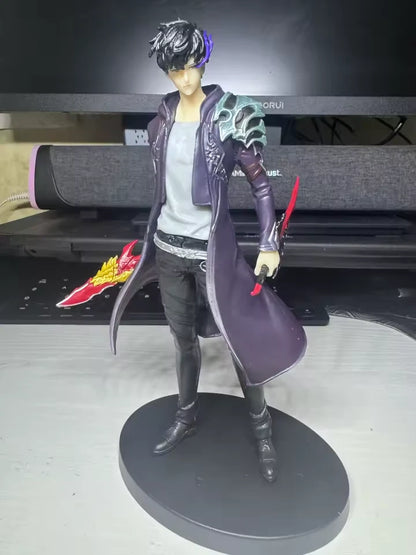 Sung Jin-woo Kamish's Wrath Solo Leveling Anime Figure Model Statue PVC 7" [Boxed]