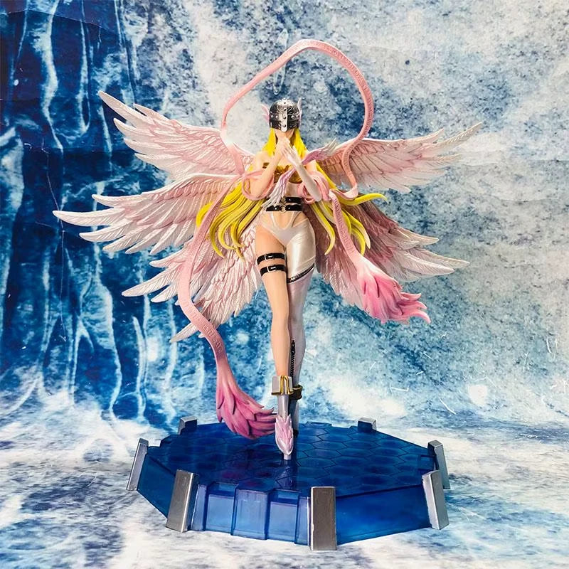Angewomon Angel DIGIMON Anime Figure Model Statue PVC 10" [Boxed : Light-Up]