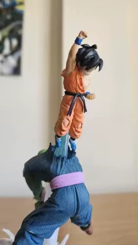 Goku vs Piccolo Dragon Ball Anime Figure Model Statue PVC 8" [No Box : Light-Up]
