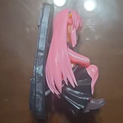 Hitori Gotoh Sitting Bocchi the Rock! Cute Anime Figurine PVC 3.5" [No Box]