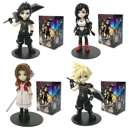 Zack, Tifa, Aerith, or Cloud Final Fantasy Gaming Figurines PVC 4" [Boxed]