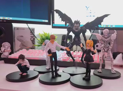 Death Note Collectible Anime Figure Model Statues PVC 3 - 5" [No Box : 6pc Set]
