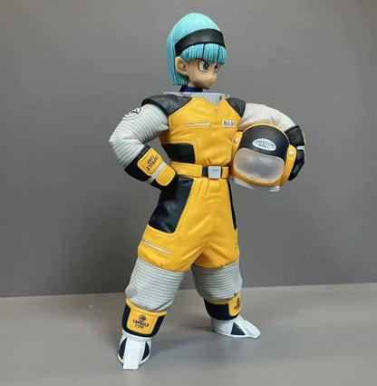 Bulma Space Suit Dragon Ball Z Anime Figure Model Statue PVC 8" [No Box]