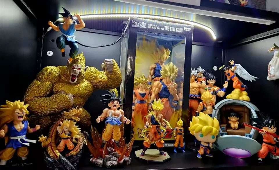 Goku SSJ3 Super Dragon Fist Dragon Ball Z Chibi Anime Figure PVC 5.5" [No Box]