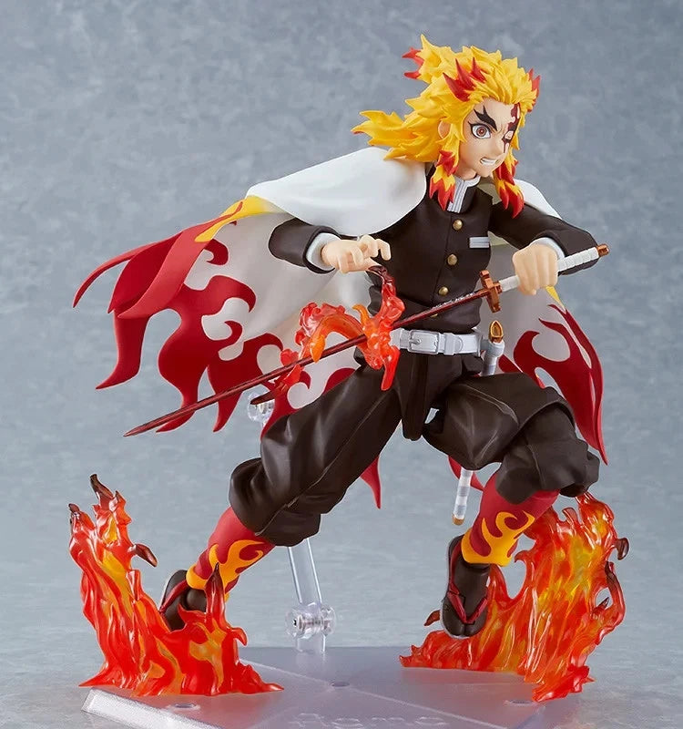 Kyojuro Flame Breathing Demon Slayer Anime Adjustable Figure PVC 5.5" [Boxed]
