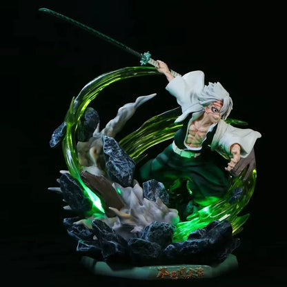 Sanemi Wind Breathing Demon Slayer Anime Figure 11.8" [Original : Battery Powered]