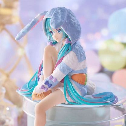 Hatsune Miku Rabbit Ear Hoodie Project DIVA Vocaloid Kawaii Figure 6" [Boxed]