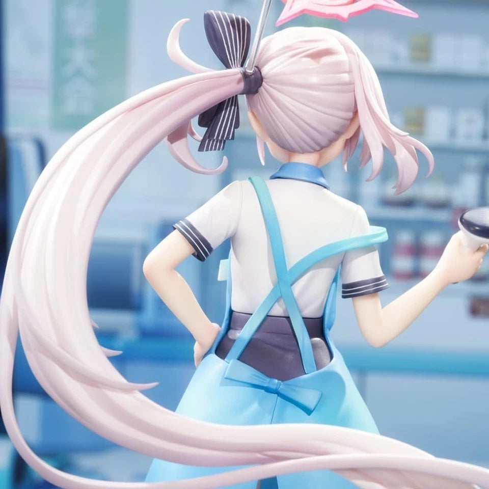 Asagi Mutsuki Store Clerk Blue Archive RPG Kawaii Cute Figure 8" [Boxed]