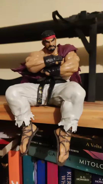 Ryu Beard Ver. Street Fighter Noodle Stopper Figure Model Statue PVC 5.5" [Boxed]