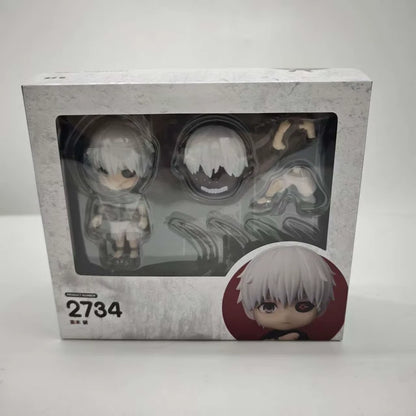 Kaneki Ken Tokyo Ghoul Anime Adjustable Kawaii Chibi Figurine PVC 3.9" [Boxed]