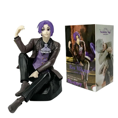 Seishiro Nagi & Reo Mikage Sweets Flavor Blue Lock Anime Figure Model Statue PVC 4" [Boxed]