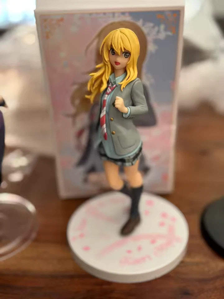 Kaori Miyazono Student Uniform Your Lie in April Cute Anime Figure PVC 7" [Boxed]