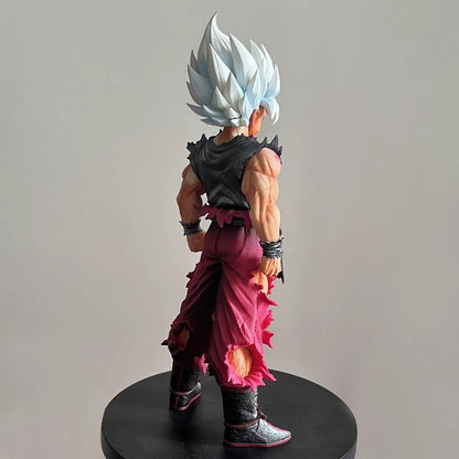 Goku Perfected Ultra Instinct Form Dragon Ball Z Anime Figure PVC 11" [No Box]