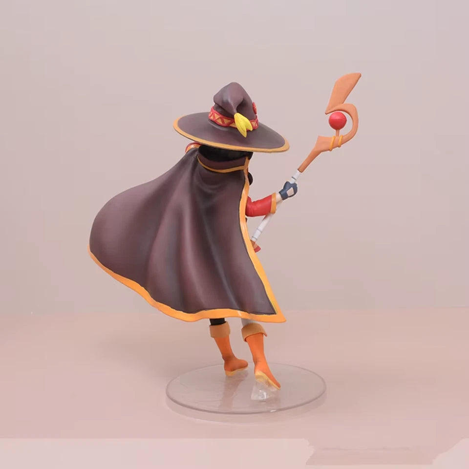Megumin Wizard Attire KonoSuba Anime Collectible Kawaii Figure PVC 7" [Boxed]
