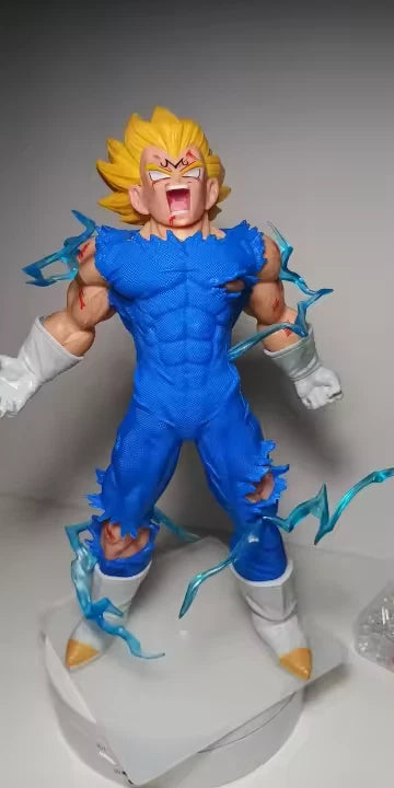 Vegeta Super Saiyan Majin Ver. Dragon Ball Z Classic Anime Figure PVC 10" [Box]