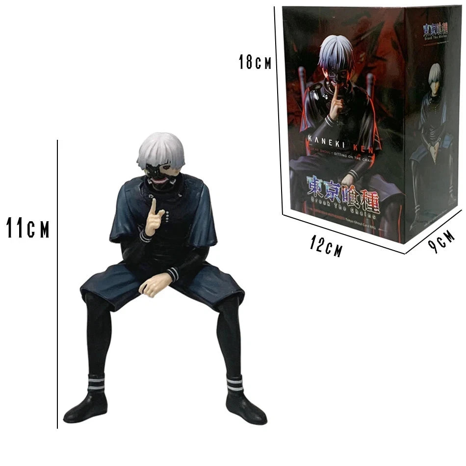 Ken Kaneki Eyepatch Tokyo Ghoul Anime Figure Model Statue PVC 4.5" - 7" [Boxed]