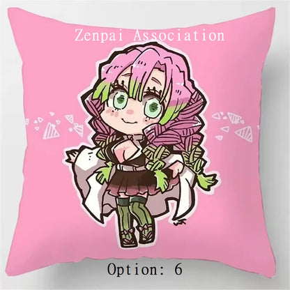Hashira Corps Demon Slayer Anime Soft Pillow Cushion Cover 2 x 2 ft