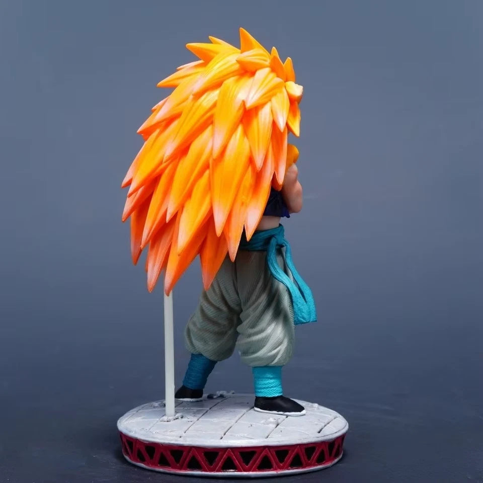Gotenks Super Saiyan 3 Dragon Ball Z Anime Collectible Figure  PVC 6.6" [No Box]