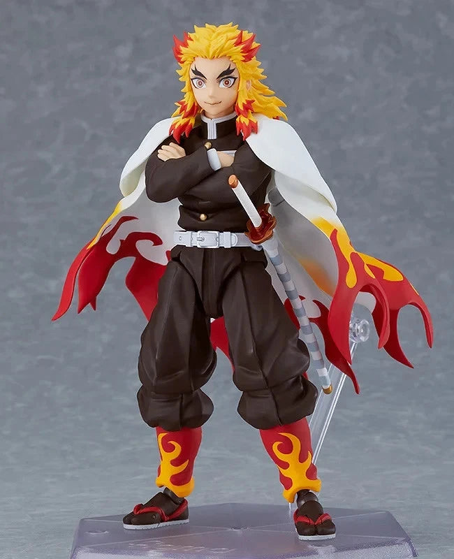 Kyojuro Rengoku Demon Slayer Adjustable Action Anime Figure PVC 5.5" [Boxed]