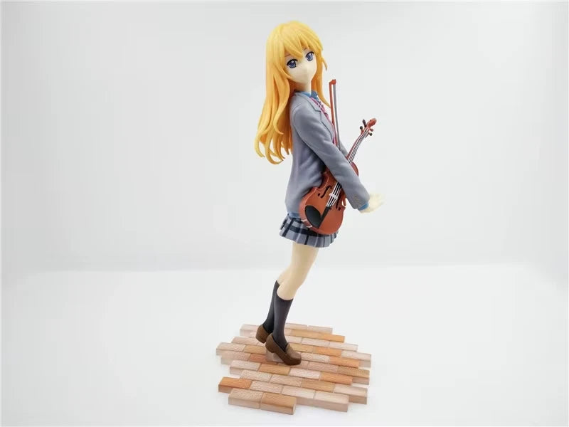 Kaori Miyazono Violinist Your Lie in April Kawaii Anime Figure PVC 7.8" [No Box]