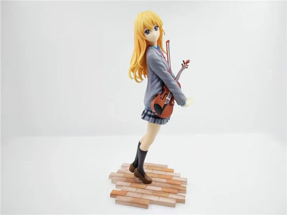 Kaori Miyazono Violinist Your Lie in April Kawaii Anime Figure PVC 7.8" [No Box]