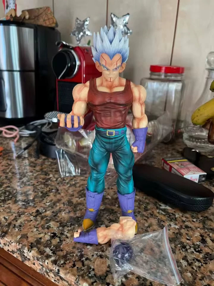 Baby Vegeta Dragon Ball GT Adjustable Anime Figure Model Statue PVC 10" [No Box]