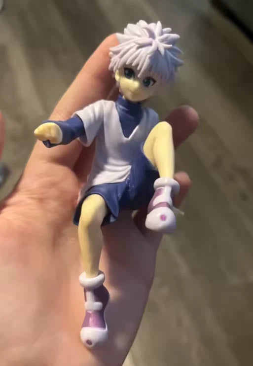 Killua Zoldyck Fist Bump Hunter X Hunter Anime Figure Model PVC 5" [No Box]