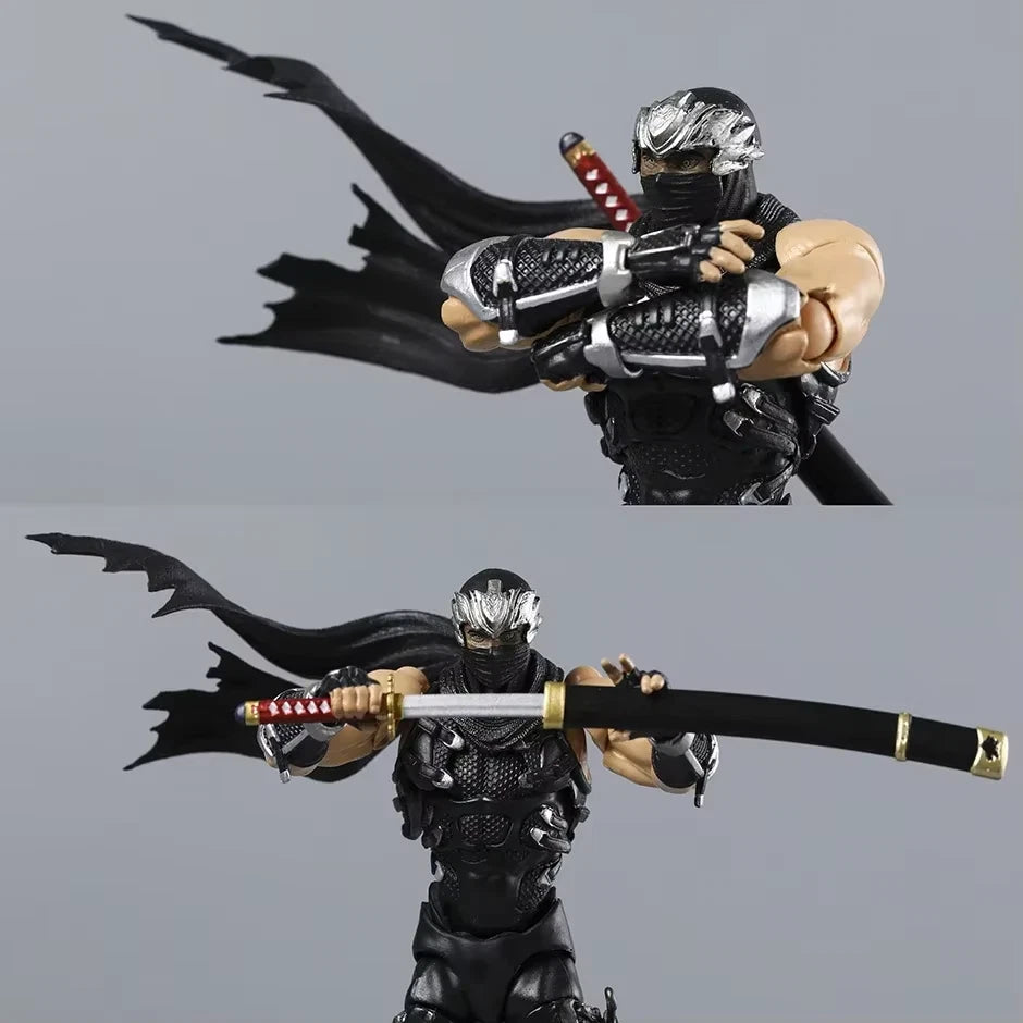 Ryu Hayabusa Ninja Gaiden RPG Adjustable Iconic Action Figure PVC 5.9" [Boxed]