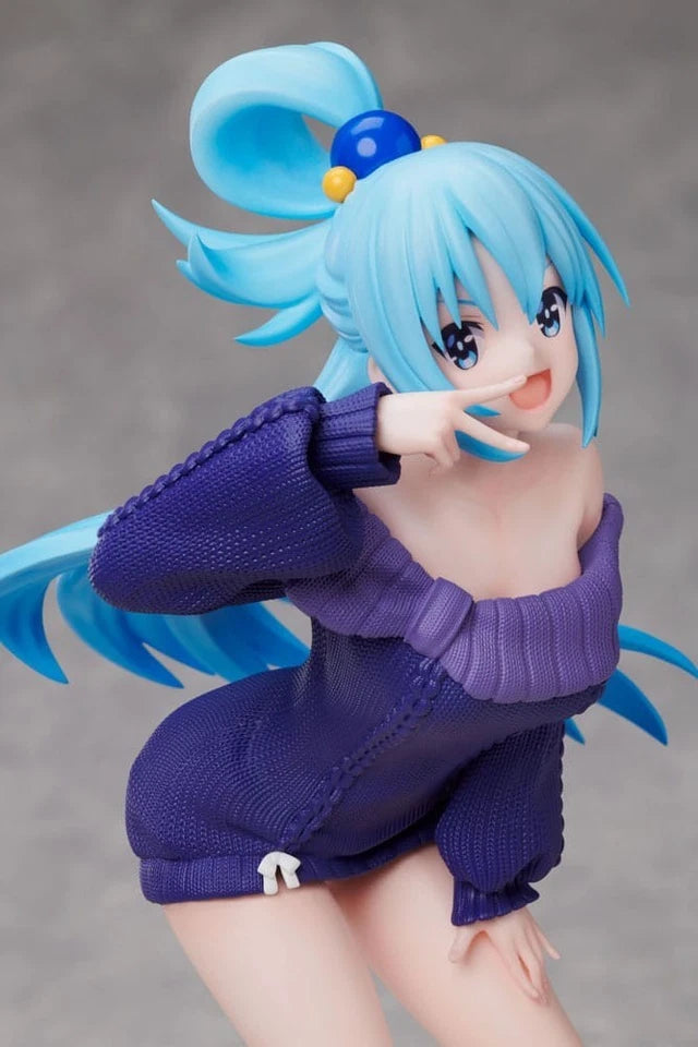 Aqua Camera Pose KonoSuba Fan-Favorite Kawaii Anime Figure PVC 8" [Boxed : Original]