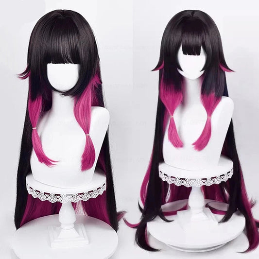 Columbina Genshin Impact Gradient Cosplay Wig 41.4'' Heat Resistant+ wig cap