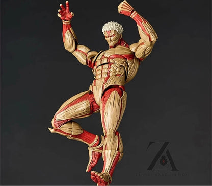 Reiner Braun Armored Titan Attack On Titan Anime Adjustable Action Figure PVC 5.2" [Boxed]