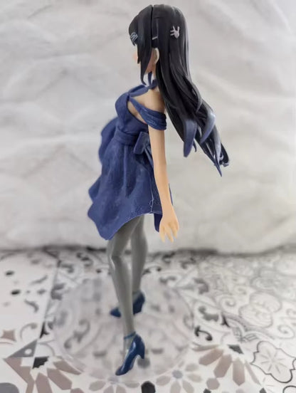 Mai Sakurajima Pretty Dress Rascal Does Not Dream Anime Kawaii Figure PVC 7.5" [No Box]
