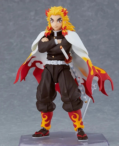 Kyojuro Flame Breathing Demon Slayer Anime Adjustable Figure PVC 5.5" [Boxed]
