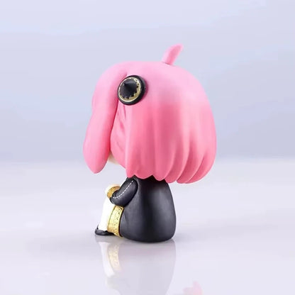 Anya Forger Spy × Family Anime Kawaii Desktop Miniature Figurine PVC 3.9" [No Box]