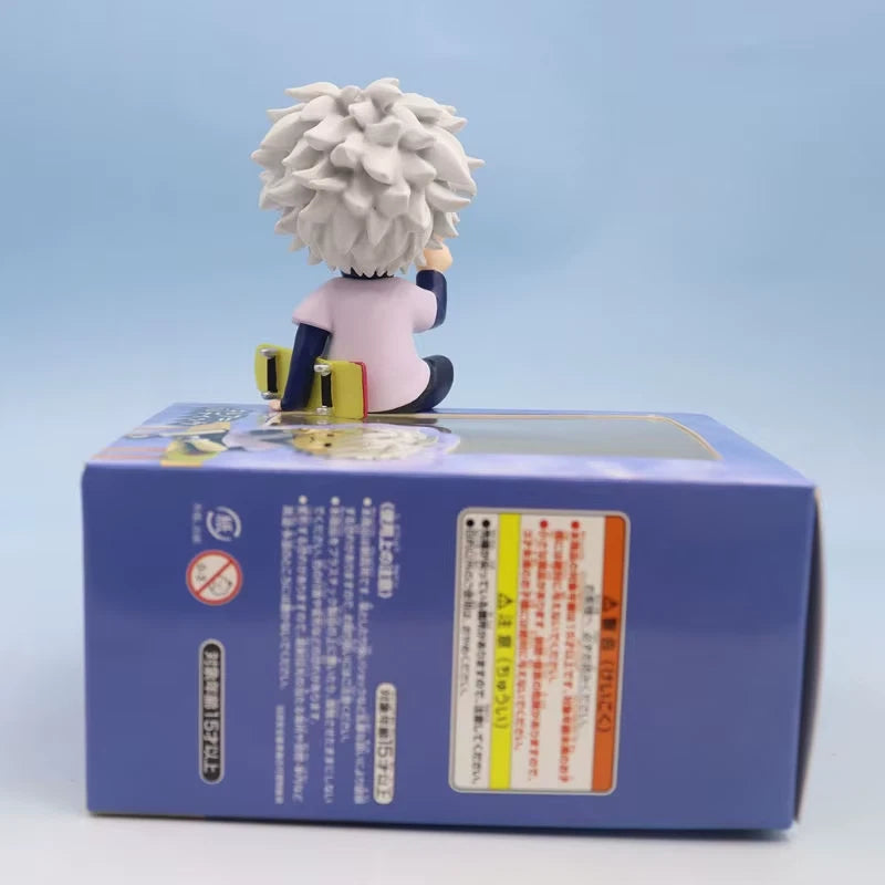 Killua Zoldyck Peace Sign Hunter x Hunter Chibi Anime Figure Model PVC 3" [Boxed]