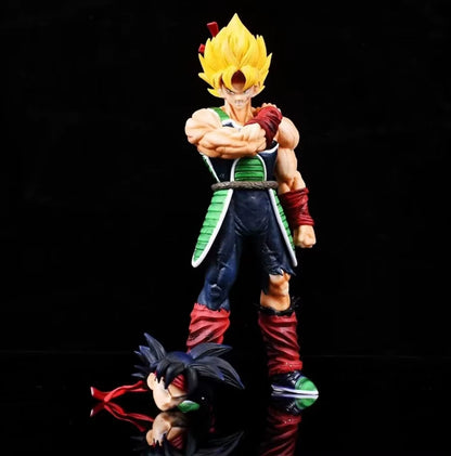 Bardock Battle Armor Dragon Ball Z Adjustable Anime Figure Model PVC 9" [No Box]