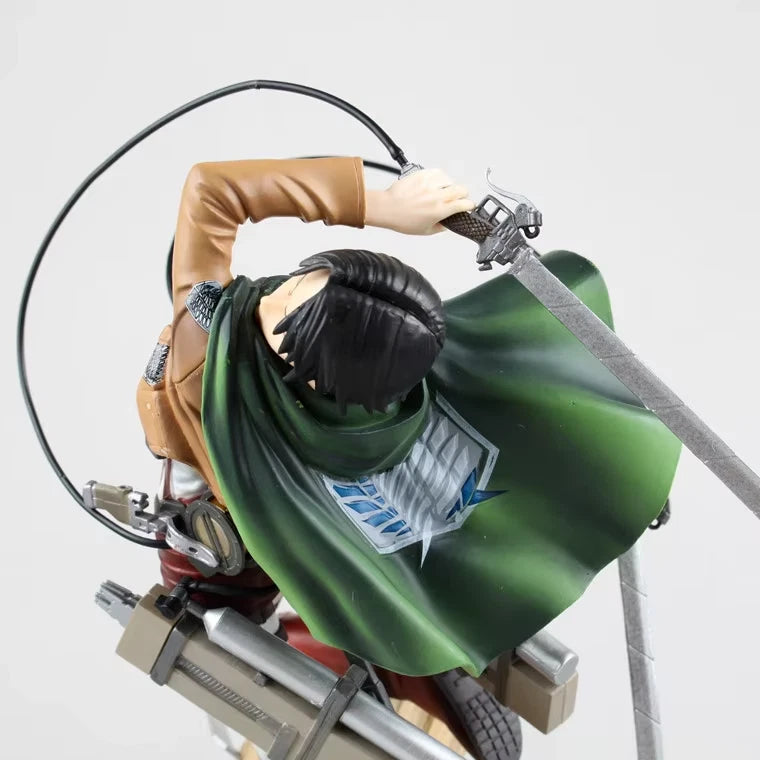 Levi Ackerman Attack on Titan AoT Anime Rare Action Figure PVC 13.7" [Boxed]