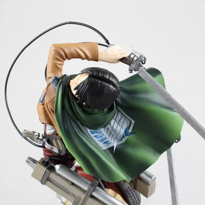 Levi Ackerman Attack on Titan AoT Anime Rare Action Figure PVC 13.7" [Boxed]