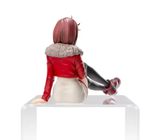 Momo Ayase Sitting Dandadan Anime Collectible Kawaii Figure PVC 3.3" [No Box]