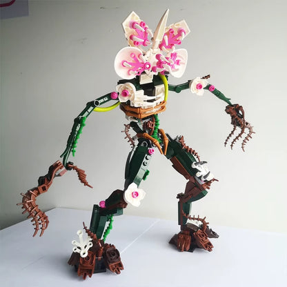 Orchid Demogorgon Stranger Things NEW Building Blocks 419 pcs set 13" [No Box]