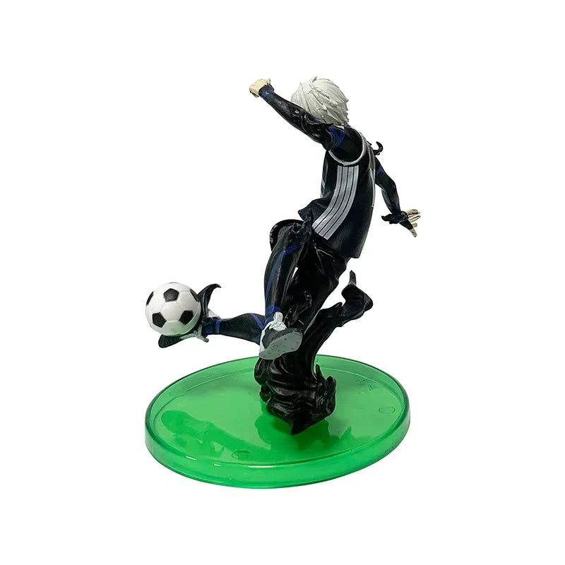 Seishiro Nagi Soccer Jersey Blue Lock Anime Figure Model Statue PVC 4" [No Box]