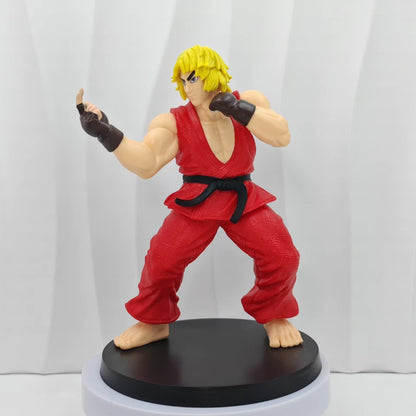 Ryu and Ken Street Fighter Classic Action Figure Model Statue PVC 4" [No Box]