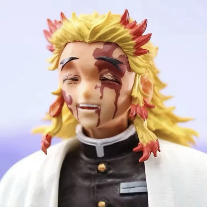 Kyojuro Death Pose Flame Hashira Demon Slayer Limited Stock Anime Figure 5.1" [No Box]