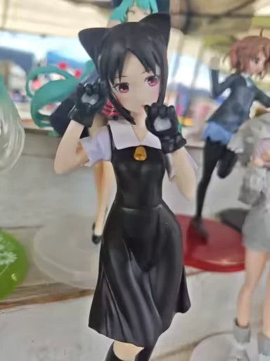 Kaguya Shinomiya & Chika Fujiwara Neko Love is War Anime Figure PVC 8.5" [No Box]