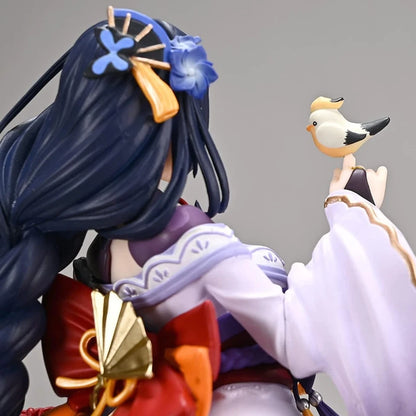 Raiden Shogun Kimono Genshin Impact RPG Kawaii Collectible Figure PVC 8" [Boxed]