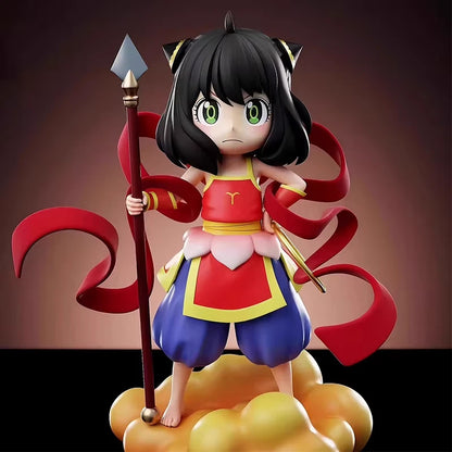 Anya Nezha Warrior Outfit Spy × Family Ne Zha Anime Figure PVC 7 in [No Box]