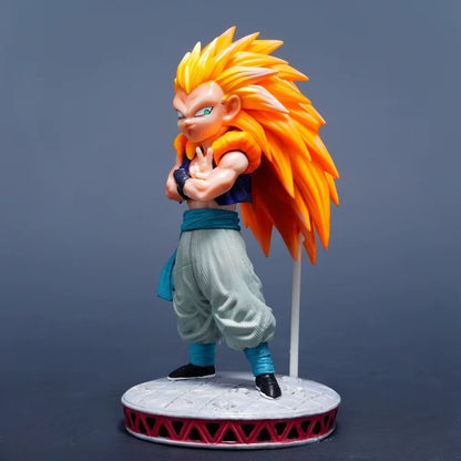 Gotenks Super Saiyan 3 Dragon Ball Z Anime Collectible Figure  PVC 6.6" [No Box]